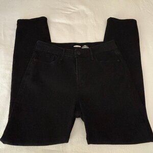 Old Navy Power Slim Straight Black Jeans Size 8